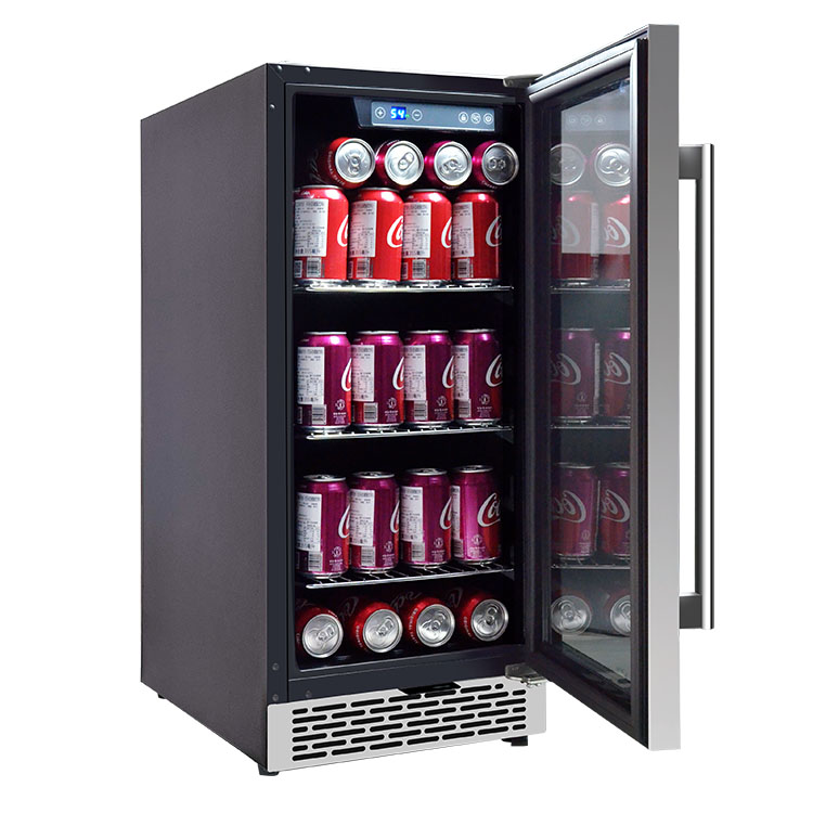Wine Beer Cooler Fridge - ตู้แช่เครื่องดื่มขนาดเล็กแบบ OEM ตู้เย็นสั่งทำพิเศษ ประตูกระจก ตู้แช่เครื่องดื่ม ตู้เก็บไวน์/เบียร์