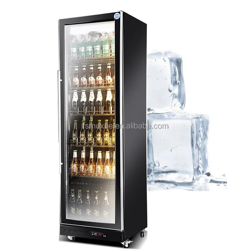 Wine Beer Cooler Fridge - ตู้แช่เบียร์เชิงพาณิชย์ MUXUE ตู้เย็น 1 ประตูกระจก ตู้แช่แสดงสินค้าเบียร์