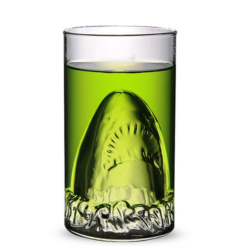 Whisky Beer And Wine - 300Ml Shark ดื่มแก้วคู่กำแพงเบียร์ไวน์วิสกี้แก้วกาแฟ Drinkware