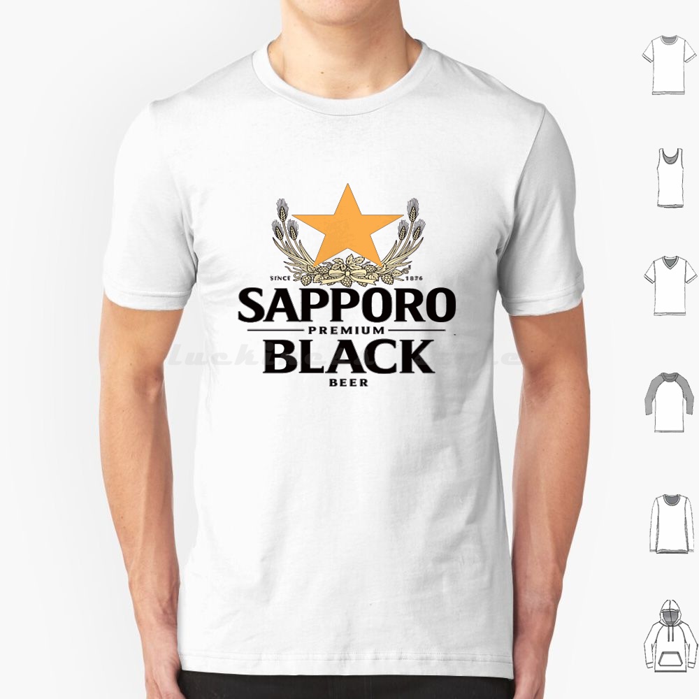 Wine Beer Best - เสื้อยืดซัปโปโร ไซส์ 6XL ผ้าฝ้าย เสื้อยืดเท่ๆ สำหรับคนชอบเบียร์