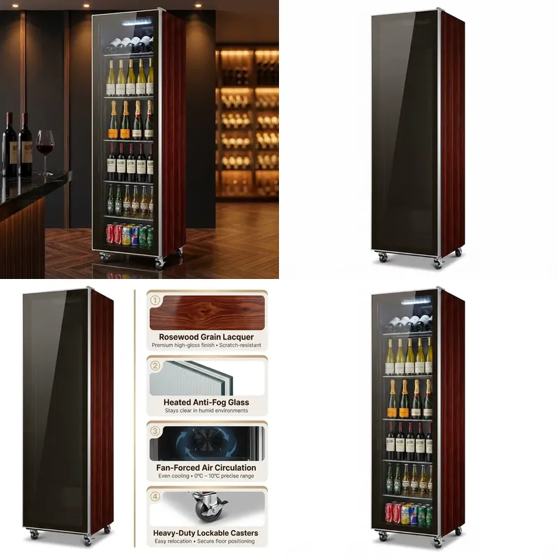 ตู้แช่ไวน์/เบียร์/เหล้าแบบตั้ง - Wine Beer Cooler Fridge บทวิจารณ์และราคา