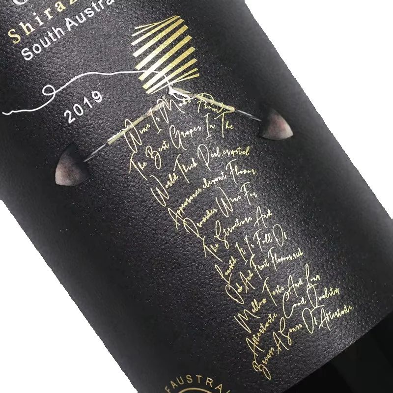 สติกเกอร์ฉลากไวน์โลโก้แบบกำหนด - Whisky Beer And Wine บทวิจารณ์และราคา