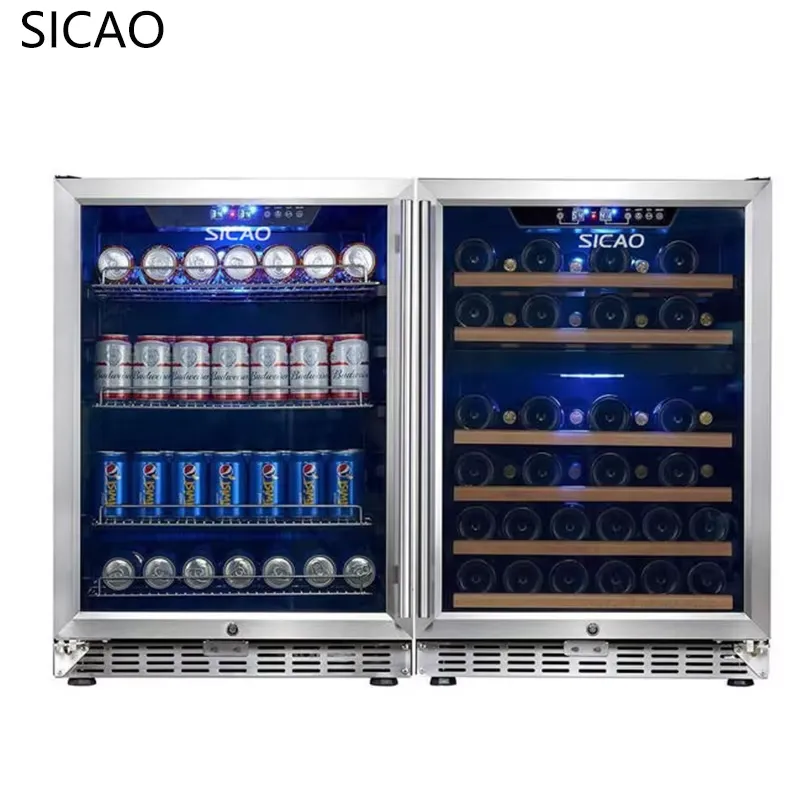 ตู้แช่ไวน์และเบียร์แบบ 2 ประตู - Wine Beer Cooler Fridge บทวิจารณ์และราคา
