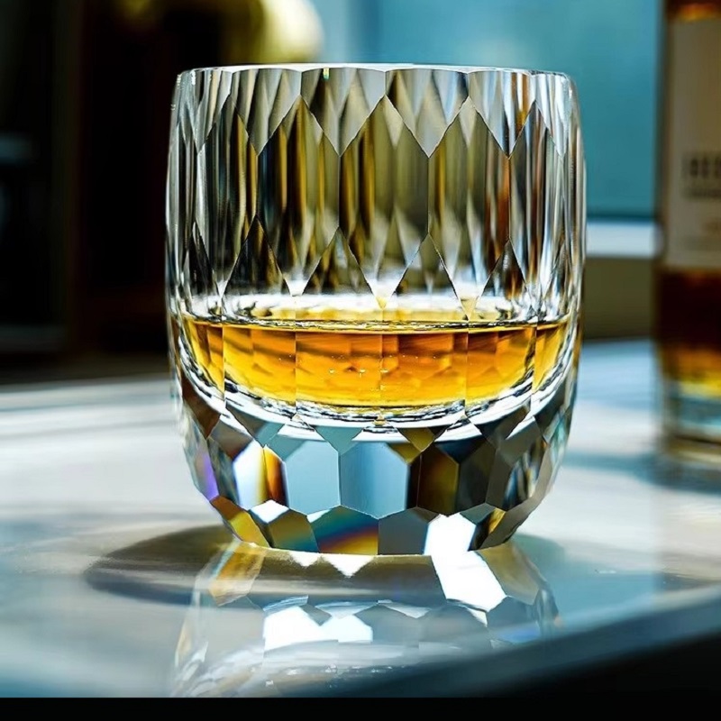 แก้ววิสกี้แก้วคริสตัลแกะสลักทำ - Whisky Beer And Wine บทวิจารณ์และราคา