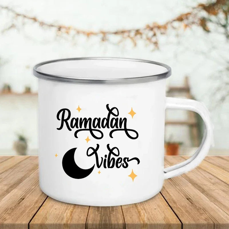 Handle Enamel Mugs Happy Eid M - Wine Beer Best บทวิจารณ์และราคา