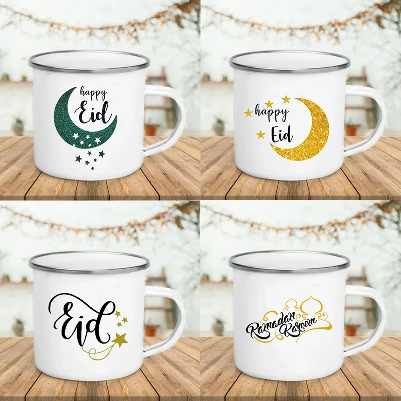 Handle Enamel Mugs Happy Eid M - Wine Beer Best บทวิจารณ์และราคา