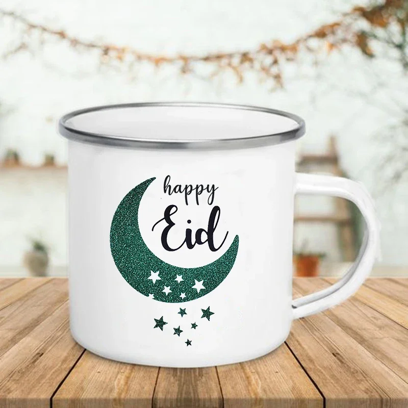 Handle Enamel Mugs Happy Eid M - Wine Beer Best บทวิจารณ์และราคา