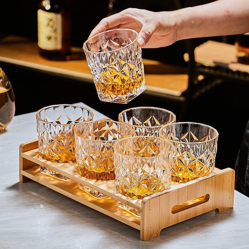 แก้วแกะสลักสไตล์เรโทรสำหรับวิส - Wine Beer Glass Set บทวิจารณ์และราคา