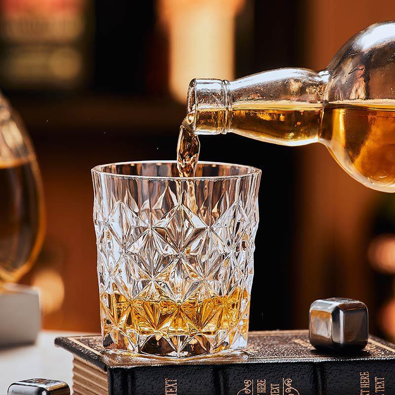 แก้วแกะสลักสไตล์เรโทรสำหรับวิส - Wine Beer Glass Set บทวิจารณ์และราคา