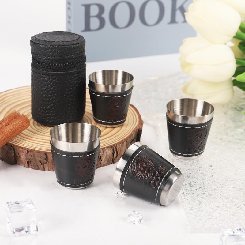 ชุดแก้วเดินทางกลางแจ้ง 4 ชิ้น/ - Whisky Beer And Wine บทวิจารณ์และราคา