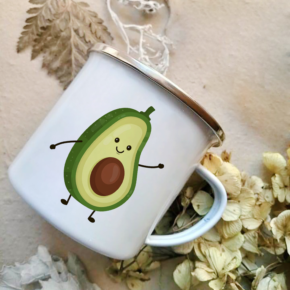 การ์ตูน Avocado พิมพ์เคลือบแก้ - Wine Beer Best บทวิจารณ์และราคา