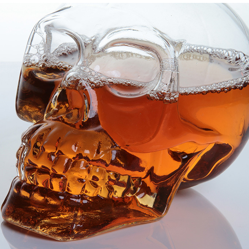 Creative Skull Head Decanter ข - Whisky Beer And Wine บทวิจารณ์และราคา