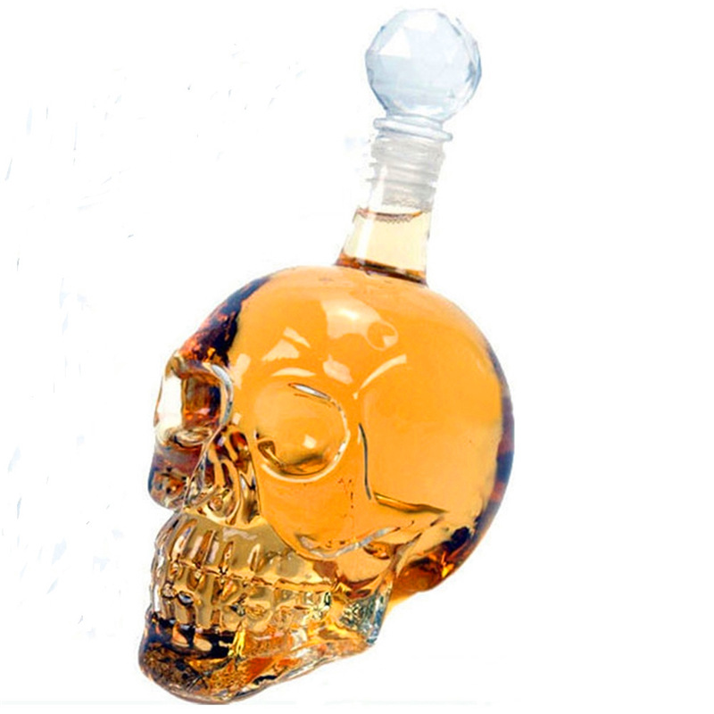 Creative Skull Head Decanter ข - Whisky Beer And Wine บทวิจารณ์และราคา