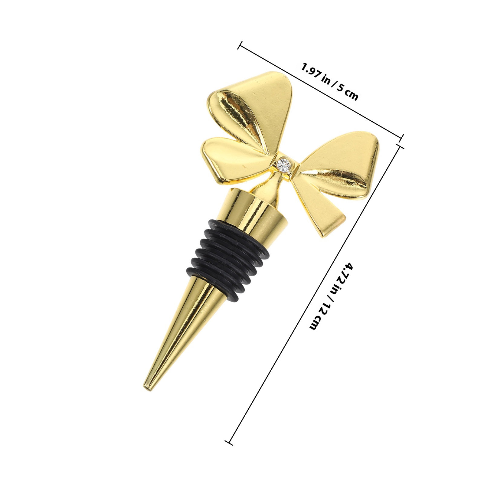 จุกปิดขวดไวน์รูปโบว์สีทอง ทำจา - Whisky Beer And Wine บทวิจารณ์และราคา