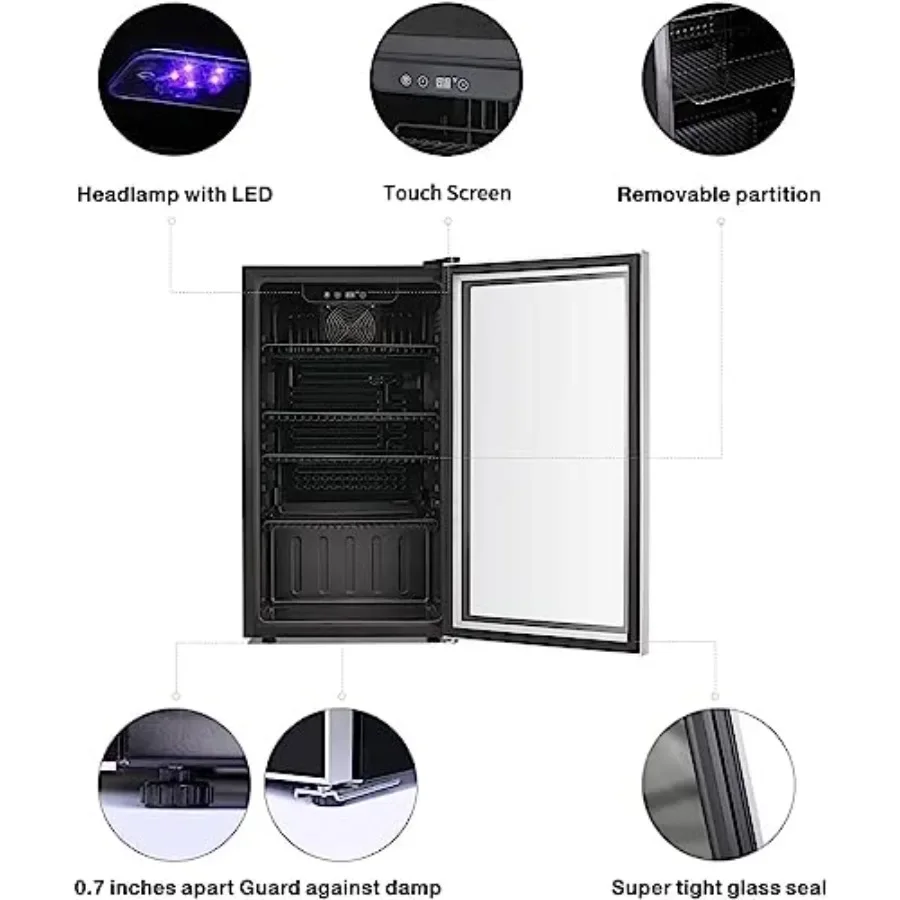 ตู้แช่ไวน์/ตู้แช่เครื่องดื่มขน - Wine Beer Cooler Fridge บทวิจารณ์และราคา